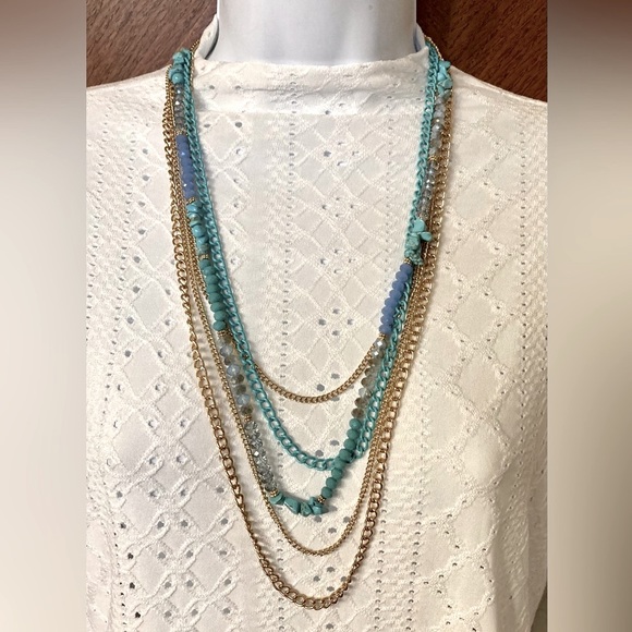 The Limited 6-Strand Layered Necklace, 15” - Picture 2 of 4